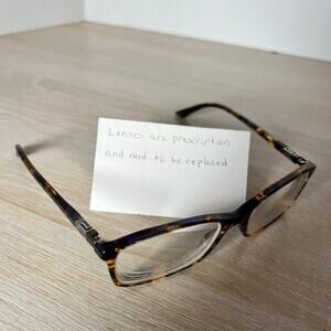 Versace Mod.3163 992 Eyeglasses Brown Marble Frames READ 52-17-140